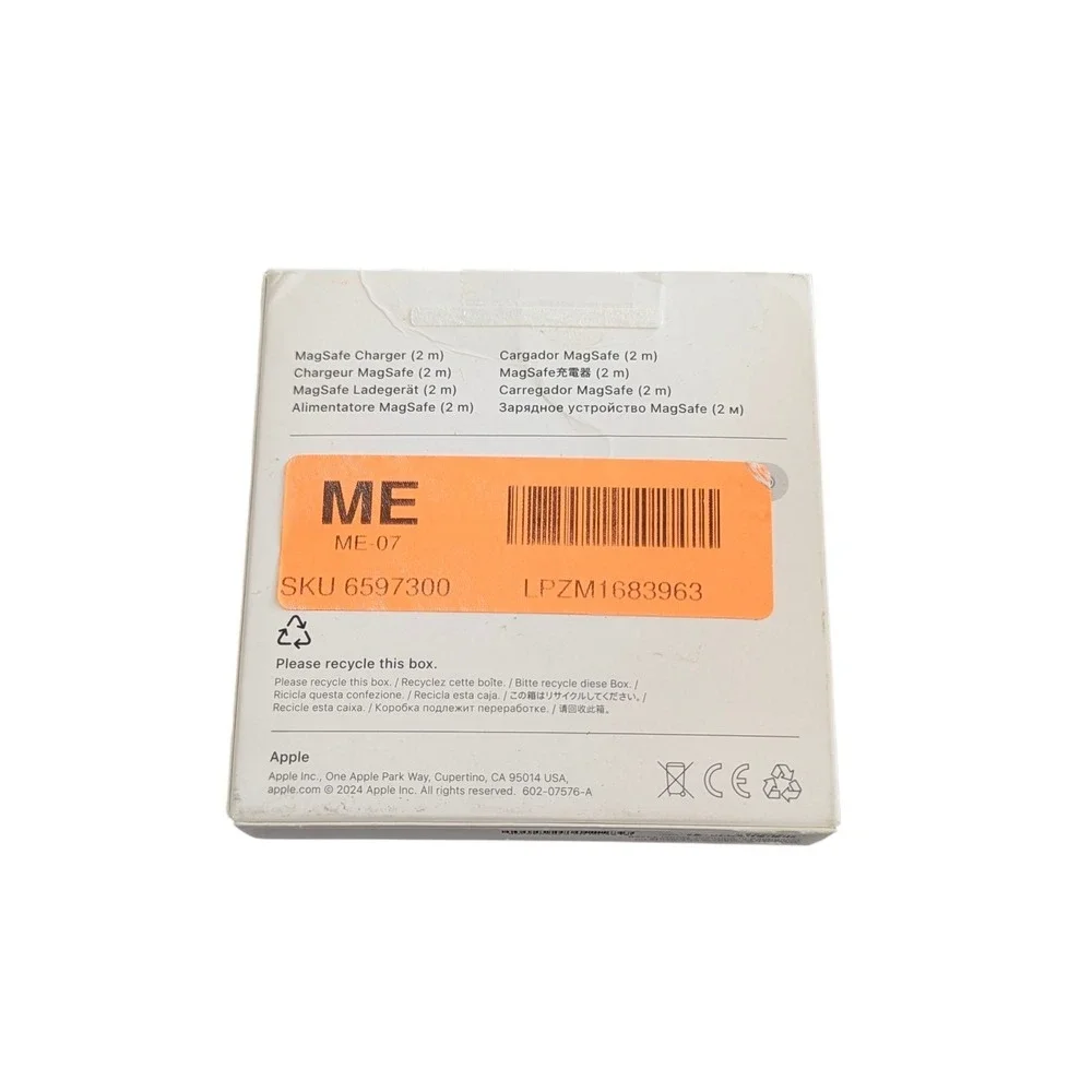 F7-O Apple MX6Y3LL/A MagSafe‎ Charger (2m) - Wireless Charger w/Fast Charging